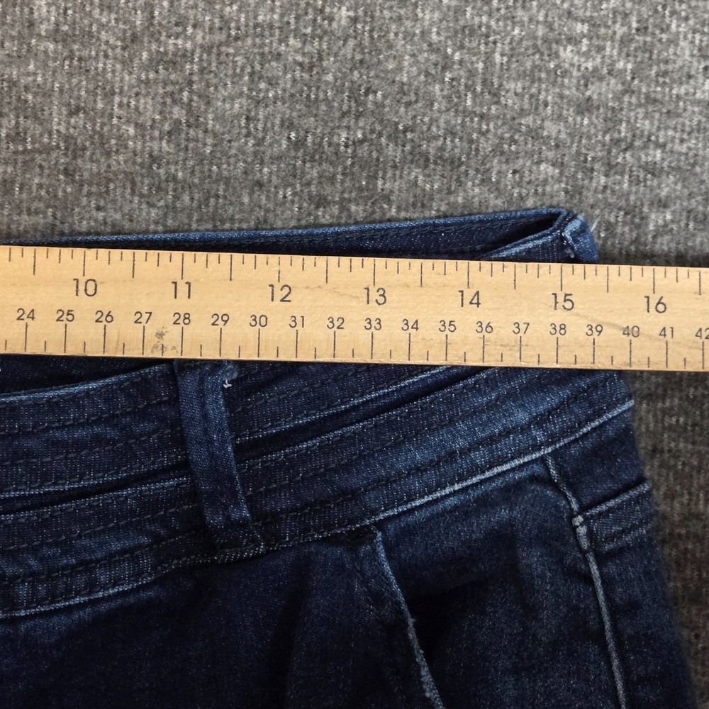 Women's‎ KanCan High Rise Holly Flare Jeans Raw Hem Sz 13/30 Meas. 30x31 - Picture 7 of 12